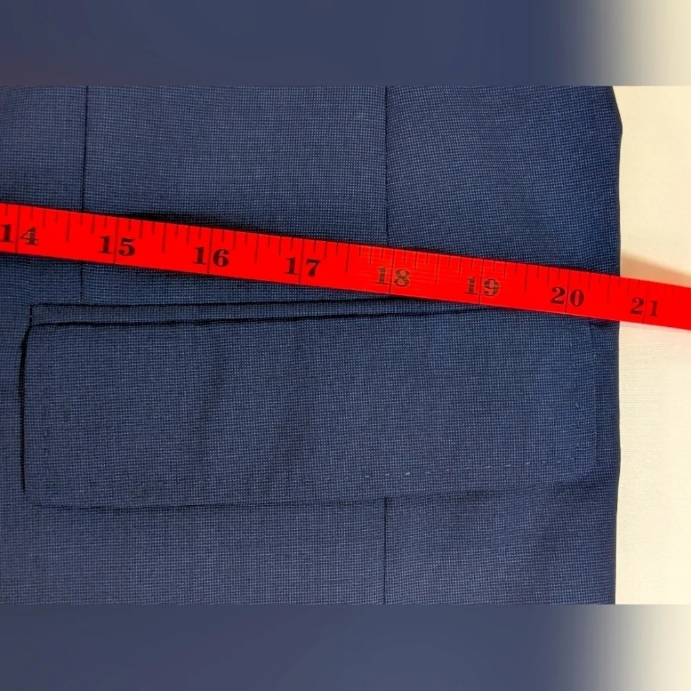 New Ted Baker London Jay CT Men's Navy Blazer Made in Italy 100% Wool Size 42L